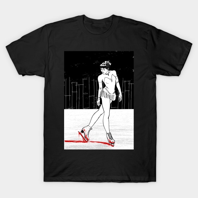 Blood Skater T-Shirt by ProserPina